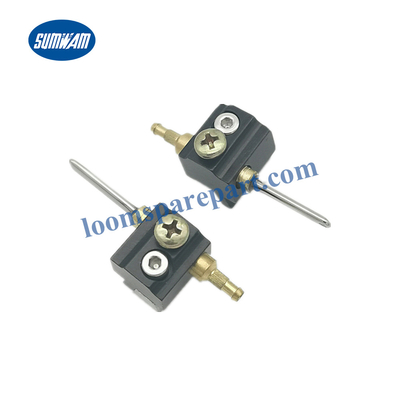 Suku cadang alat tenun airjet Picanol 19 Lubang Sub Nozzle Basis aluminium