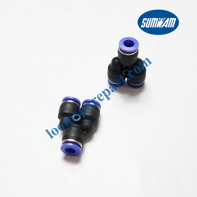 Y fitting, push in fitting, suku cadang alat tenun picanol omni air jet