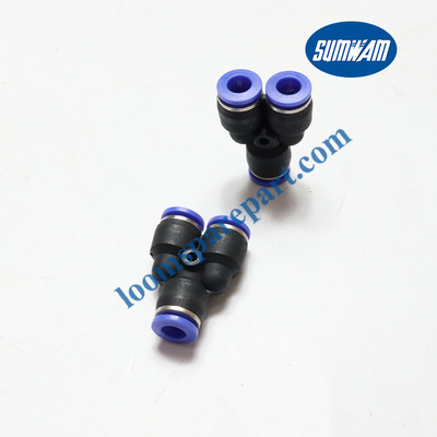 Y fitting, push in fitting, suku cadang alat tenun picanol omni air jet