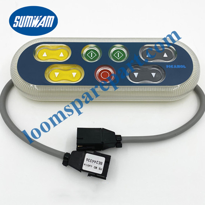Weaving Picanol Loom Spare Parts Push Button Control Box Dengan Led
