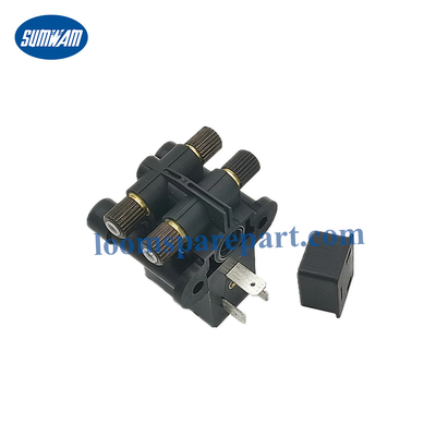 Picanol DELTA Picanol Omni Spare Parts Untuk Tekstil Looms Sub Nozzle Solenoid Valve Set