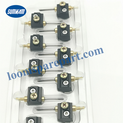 Suku cadang alat tenun airjet Picanol 19 Lubang Sub Nozzle Basis aluminium