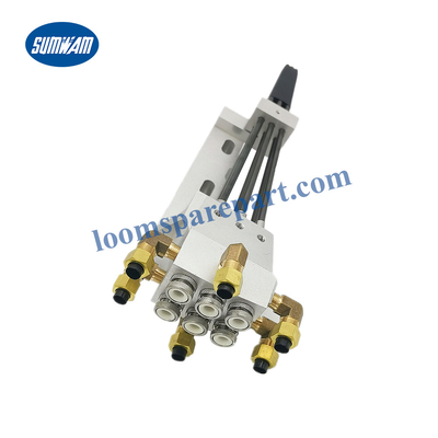 Tekstil Toyota Loom Spare Parts Nozzle Enam Utama Dengan Nozzle Ayun Dicelup Benang Dasar