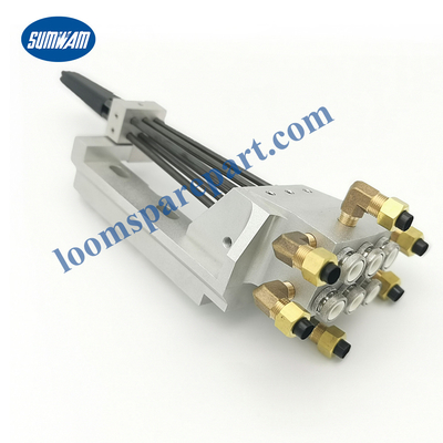 Tekstil Toyota Loom Spare Parts Nozzle Enam Utama Dengan Nozzle Ayun Dicelup Benang Dasar