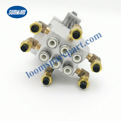 Tekstil Toyota Loom Spare Parts Nozzle Enam Utama Dengan Nozzle Ayun Dicelup Benang Dasar