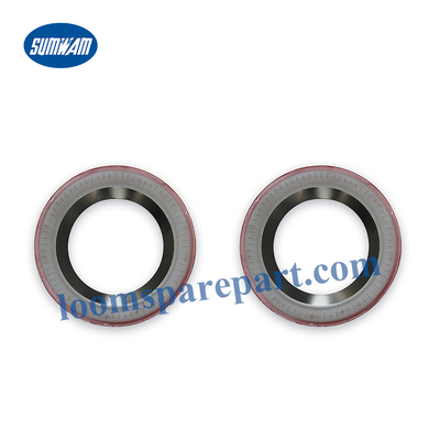 Suku Cadang Mesin Tenun Tekstil ROJ Tension Ring Steel Ring