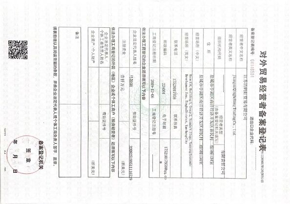 Cina SHANGHAI YIHEHUA IMPORT AND EXPORT CO,. LTD Sertifikasi